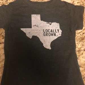 Locally grown Texas kids tee